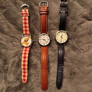 Set of 3 Timex watches